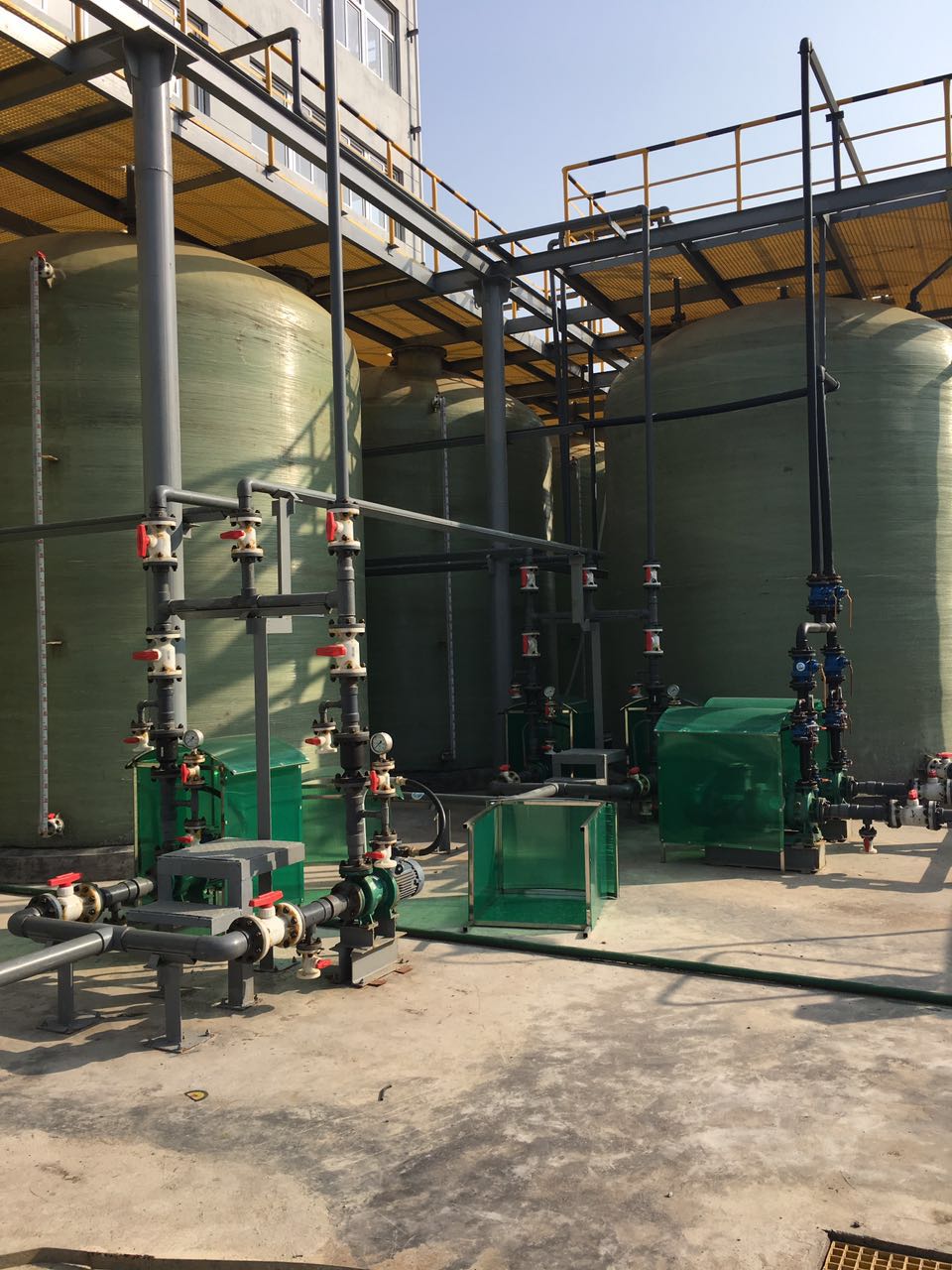 Fluoropolymer production workshop – polymerization equipment